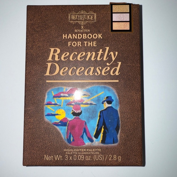 NEW Beetlejuice X Revolution Shadow Palettes Water Liners, Lipstick LOT 7 Pieces - Picture 9 of 16